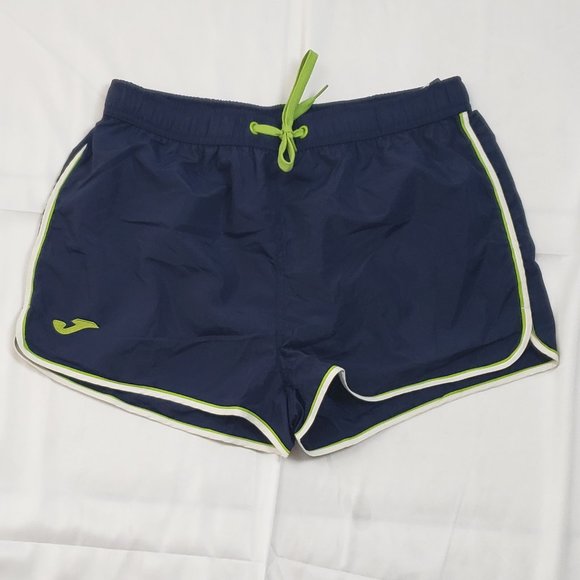 Joma Swimming Trunks Large Navy Blue & Lime Green NWT for Men - Picture 5 of 9